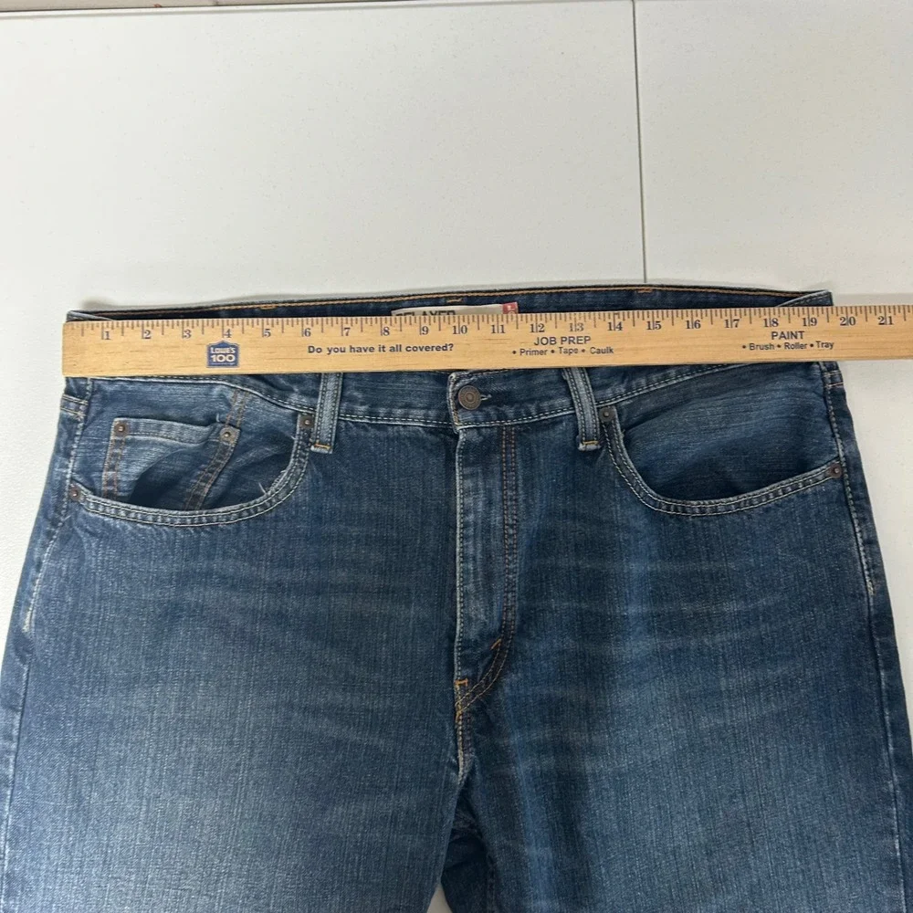 Levi's 559 Relaxed Straight Jeans Mens 38x34 Blue 100% Cotton Denim